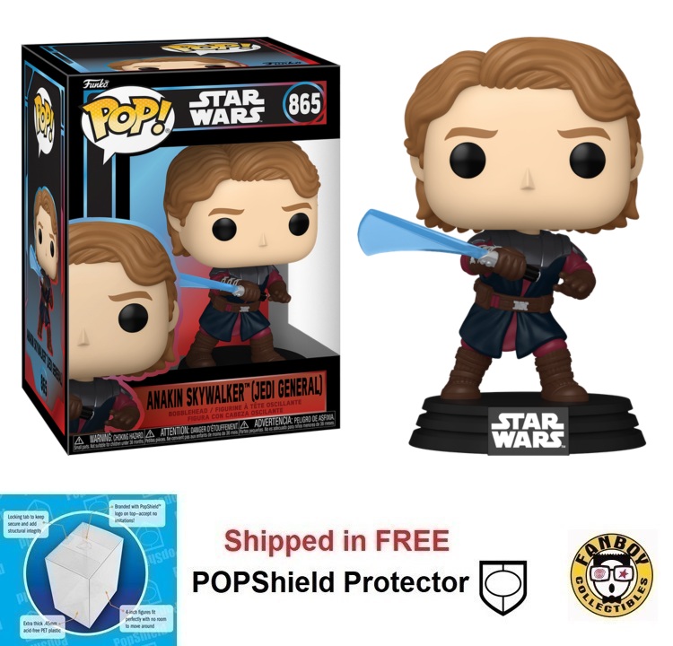 Funko POP Star Wars Anakin Skywalker Jedi General #865